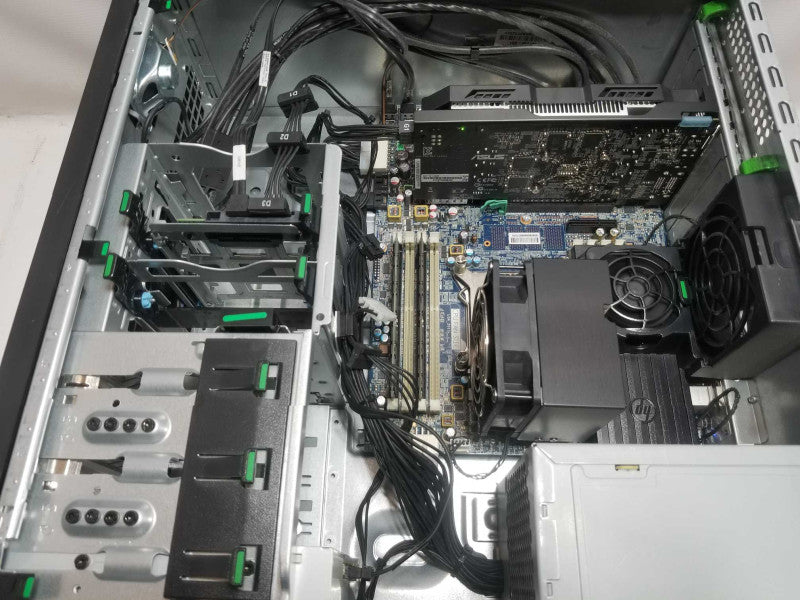 HP Z420 Xeon E5-2665 2.4GHz/32GB ECC, Radeon HD7770 2GB, NO HDDs ~