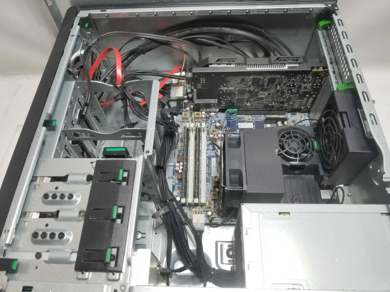HP Z420 Xeon E5-1620 3.6GHz/32GB ECC, Radeon HD7770 2GB, NO HDDs ~
