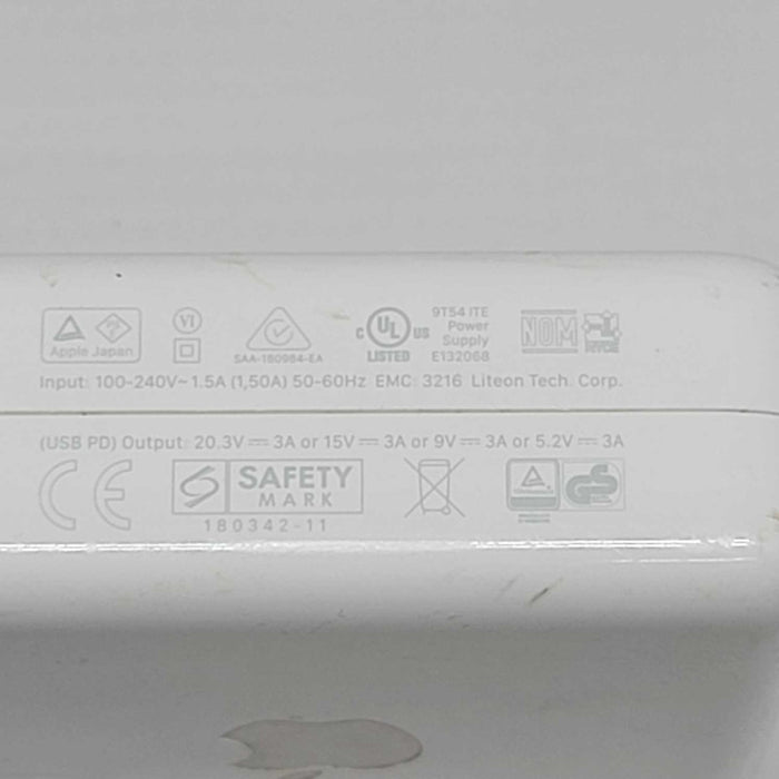 Genuine Apple 61W USB-C MacBook Pro & Air Power Adapter Charger A1947