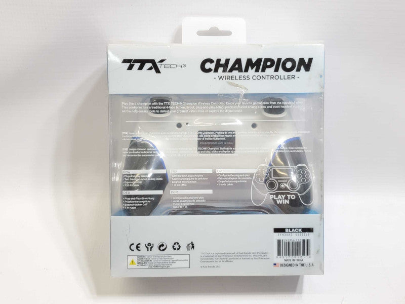 TTX TRECK CHAMPION PLAYSTATION 4 CONTROLLER White OpenBox ^