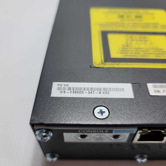 Cisco Catalyst WS-C3560X-24T-S 24 Port PoE Gigabit Ethernet Network Switch