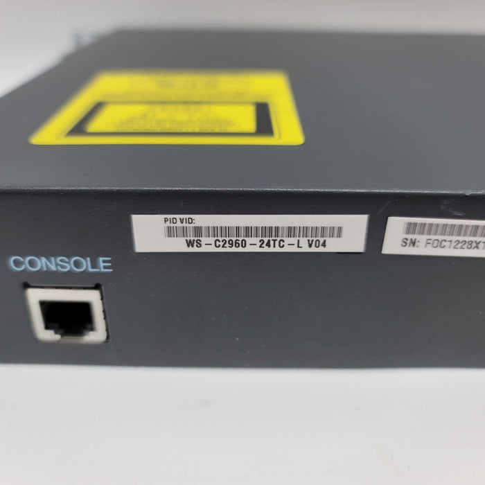 Cisco WS-C2960-24TC-L 24-Port Managed Switch 2960 Series =