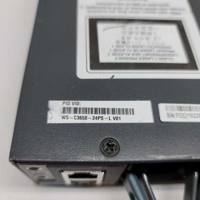Cisco WS-C3650-24PS-L 24 Port PoE+ Gigabit Switch =