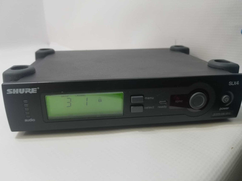 Shure SLX4 Wireless Microphone Receiver J3 572-596 MHz, NO Antenna/PSU ~