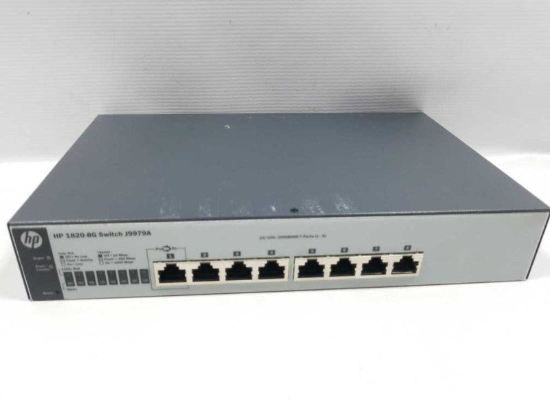HP 1820-8G Switch J9979A 8-Port Ethernet Gigabit Switch,, ~