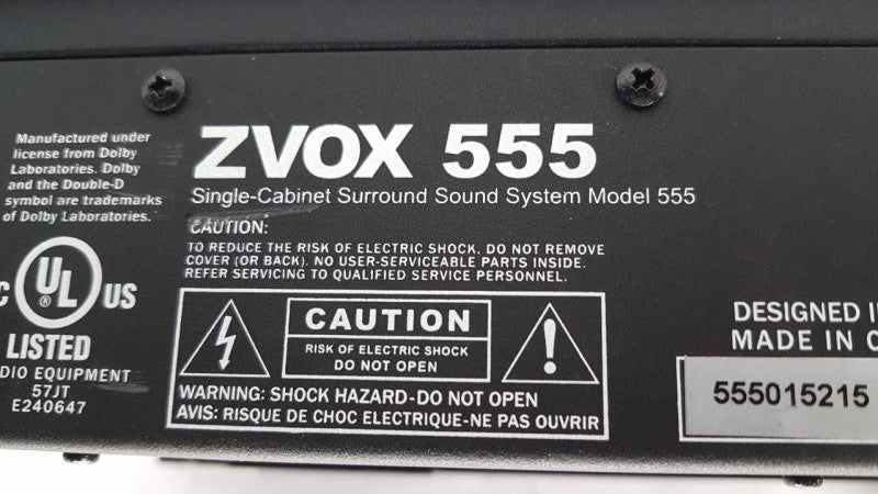 ZVOX SoundBase 555 W/ Remote  #