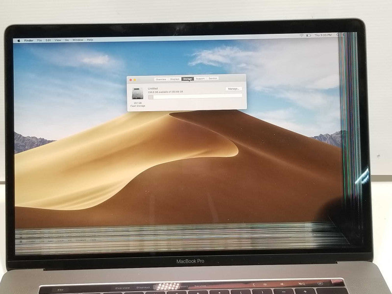 TouchBar MacBook Pro 15-inch 2017 with i7 CPU 16GB RAM & 250GB Storage READ _