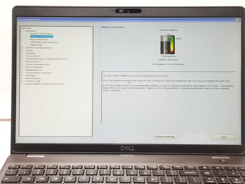 Dell Latitude 5500, Core I5-8365 1.6GHz, 8GB DDR4, 256GB SSD, 15.6\\" _
