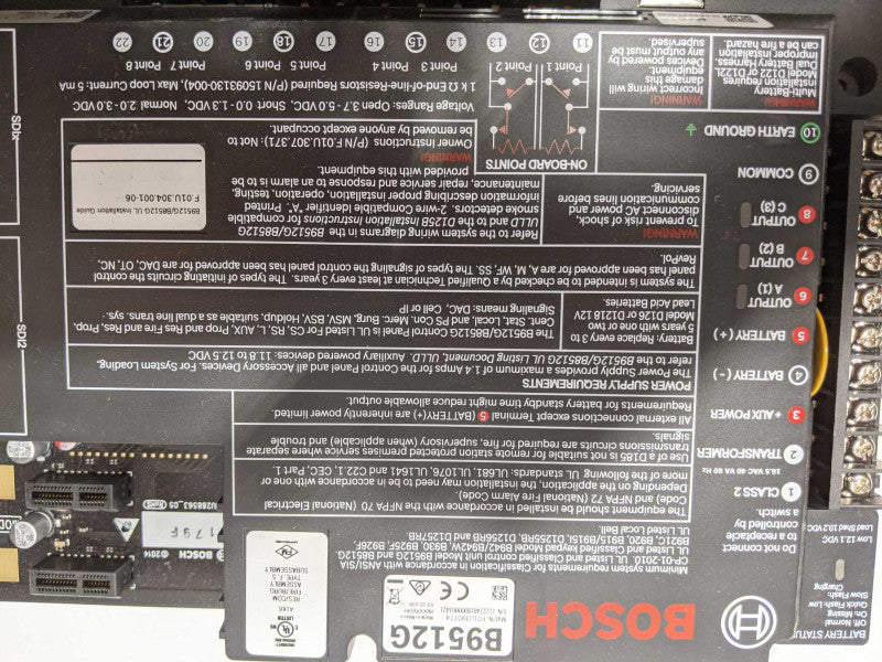 Bosch B9512G IP Control Panel