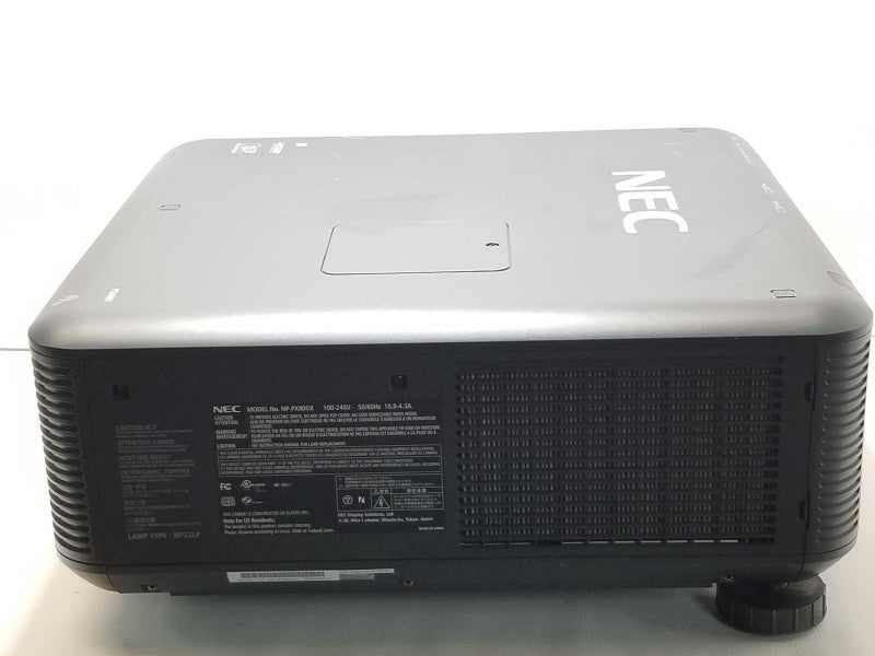NEC NP-PX800X Projector, 2x Lamps, 00001 Hrs Lamp 2 hours, Read _