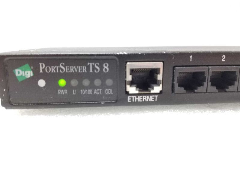 Digi PortServer TS8 50001208-01 Port Server | No Power Adapter Included _