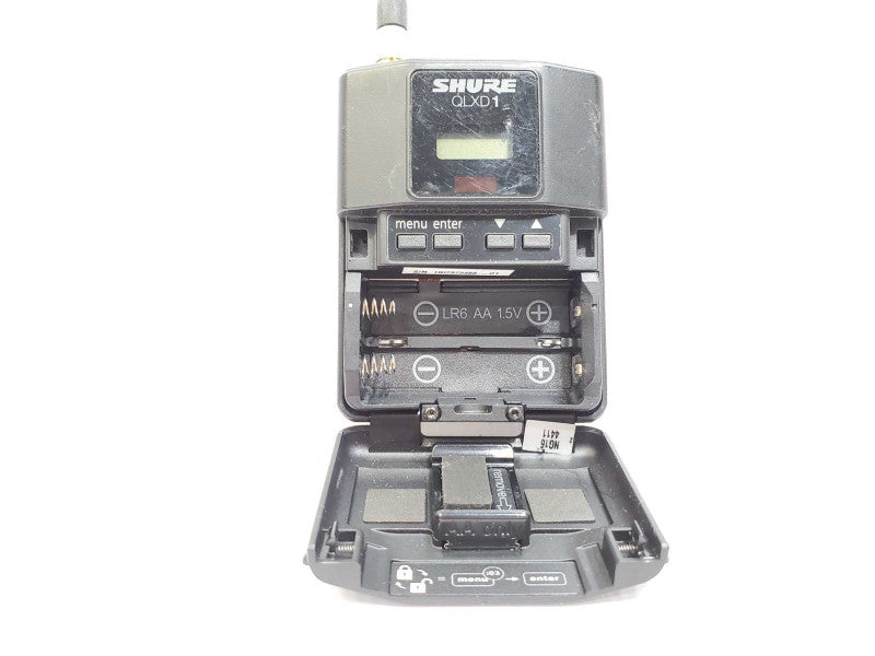 Shure QLXD1 L50 Wireless Bodypack Transmitter 632-696MHz (A3214) +