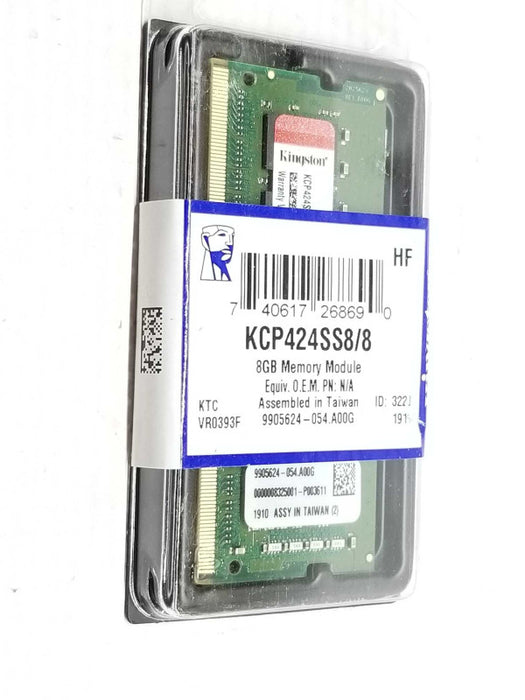 New Kingston KCP424SS8/8 8GB DDR4 SDRAM Memory Module _