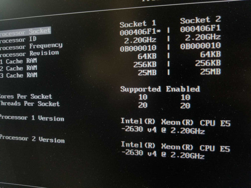Lenovo X3550 M5, 2x Xeon E5-2630(v4) 2.2GHz 10C/32GB ECC, ServeRAID M5210, ~
