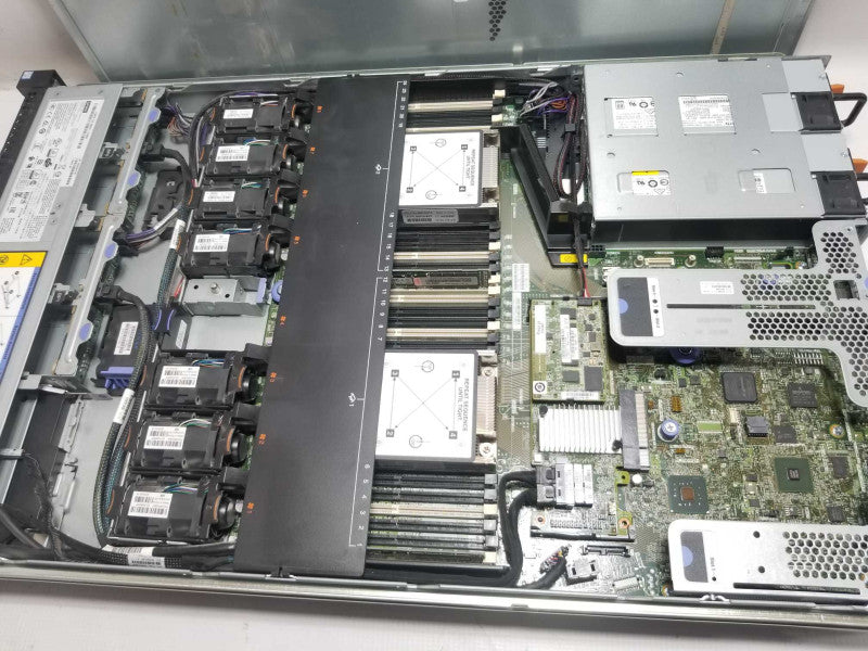Lenovo X3550 M5, 2x Xeon E5-2630(v4) 2.2GHz 10C/32GB ECC, ServeRAID M5210, ~