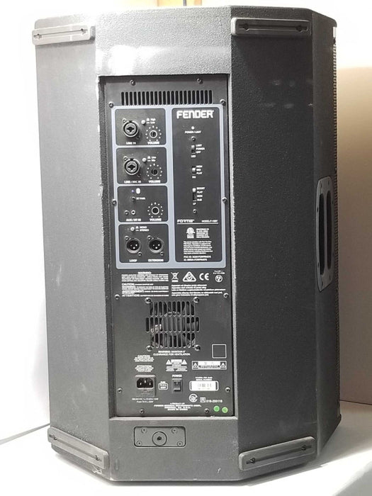 Fender Fortis F-15BT 15\\" Powered Speaker, Powers on, AS-IS, Read _
