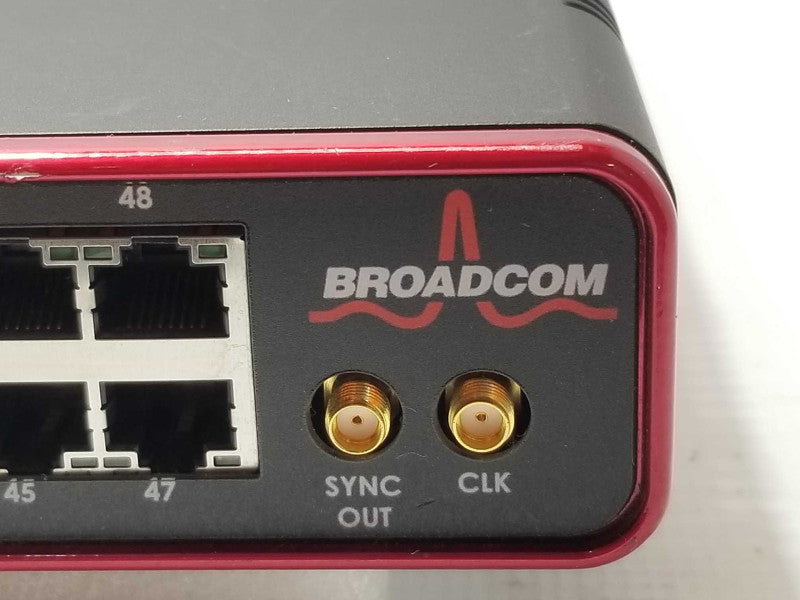 Broadcom BCM9QSFP-48RJ45MC, 48 Port RJ-45 and 12-Port QSFP Switch AS-IS _
