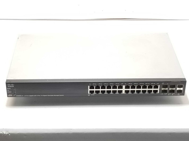 Cisco SG500X-24-K9 24-Port Gigabit with 4-Port 10Gig Stackable Managed Switch _