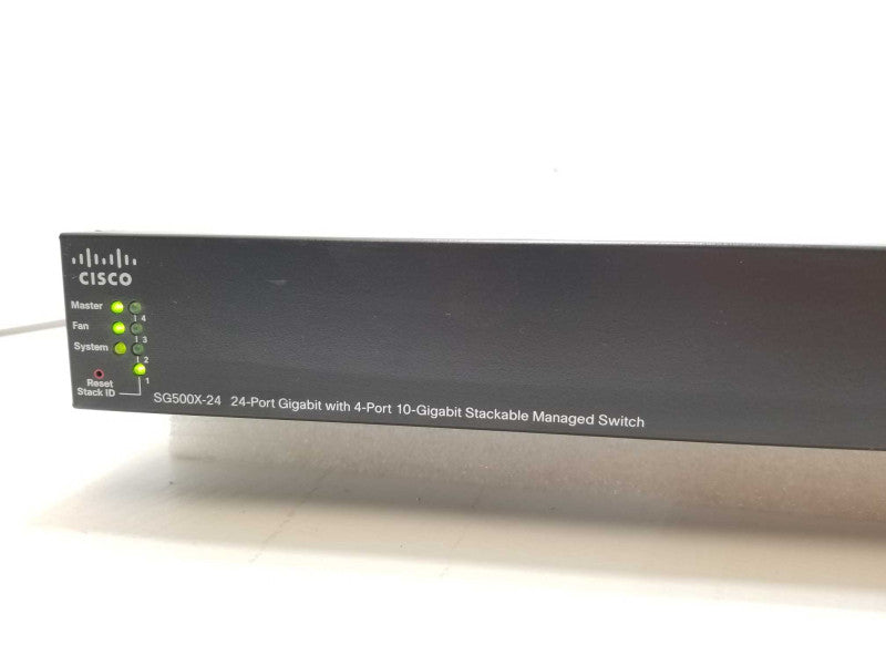 Cisco SG500X-24-K9 24-Port Gigabit with 4-Port 10Gig Stackable Managed Switch _