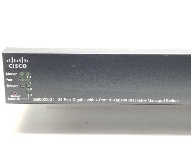 Cisco SG500X-24-K9 24-Port Gigabit with 4-Port 10Gig Stackable Managed Switch _