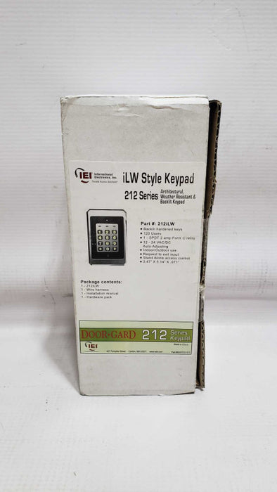 Linear Indoor/Outdoor Flush-mount Weather Resistant access control Keypad 212i [