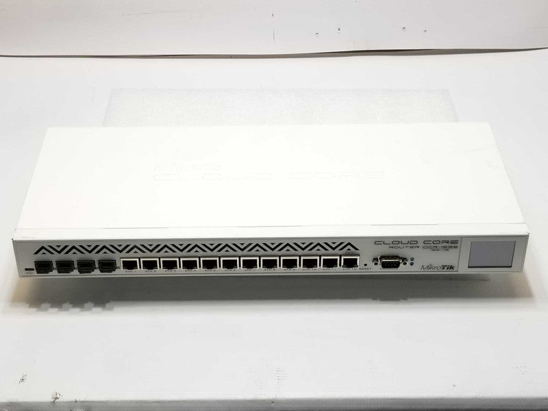 MIKROTIK CLOUD CORE CCR1036-12G-4S ROUTER Powers on, Read, AS-IS _