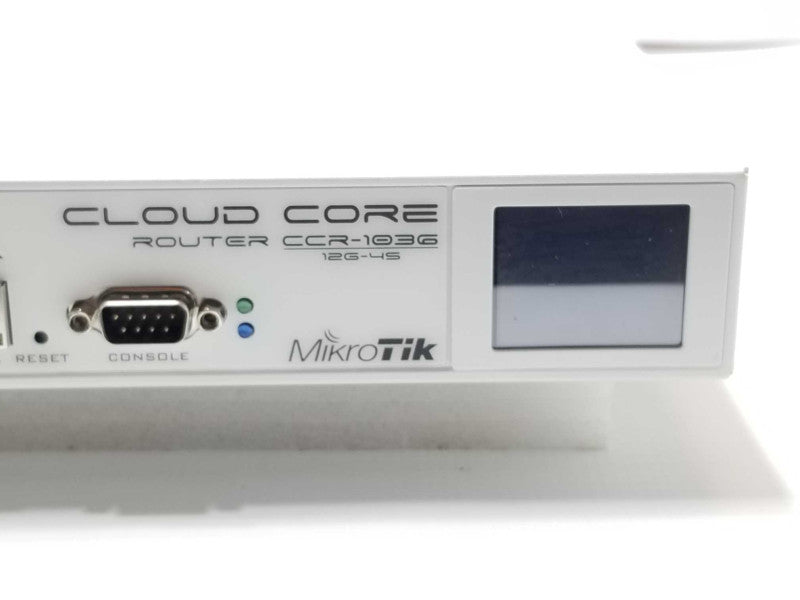MIKROTIK CLOUD CORE CCR1036-12G-4S ROUTER Powers on, Read, AS-IS _