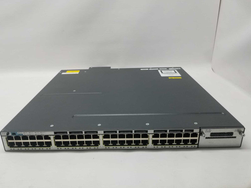 Cisco WS-C3750X-48PF-S 48-Port Gigabit IP Base Switch, FCTY RESET, QTY ~