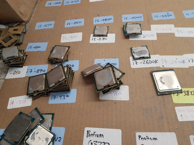 *I-series CPUs - 1st to 4th Gen- 4 Boxes (508 pcs)