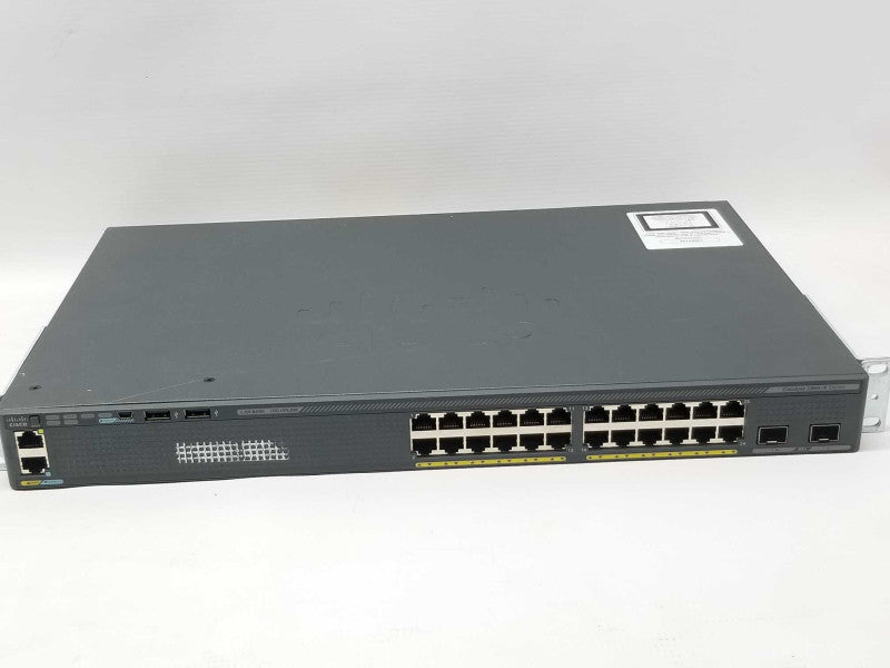 Cisco WS-C2960X-24TD-L 2960X 24 Port Gigabit Ethernet Switch. READ* ~