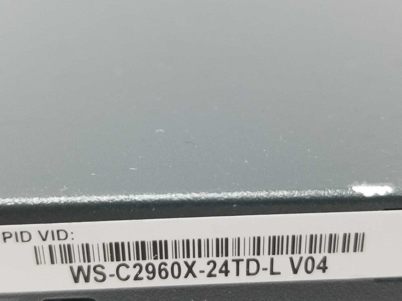 Cisco WS-C2960X-24TD-L 2960X 24 Port Gigabit Ethernet Switch. READ* ~
