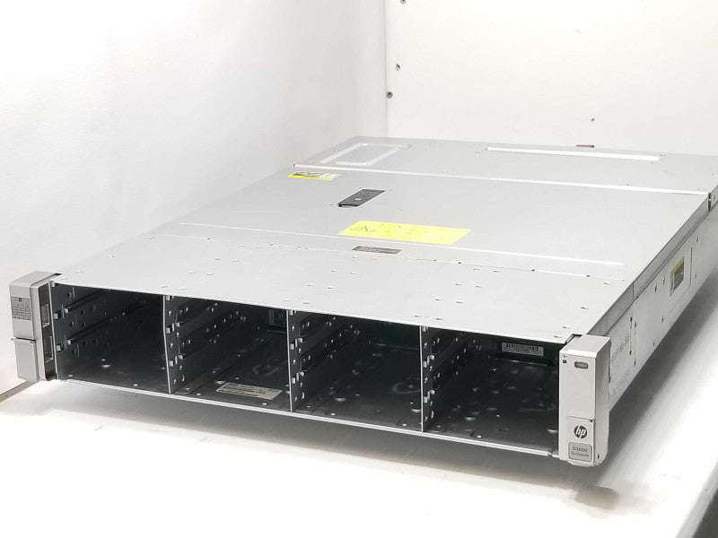 HP QW968A D3600 12-BAY LFF STORAGE CHASSIS - 739722-001, 2x Controller, 2x PSU _