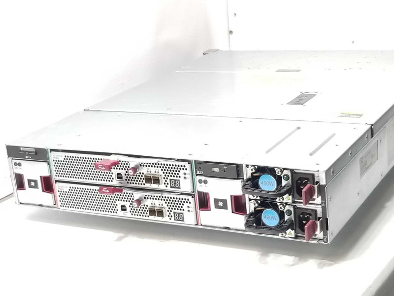 HP QW968A D3600 12-BAY LFF STORAGE CHASSIS - 739722-001, 2x Controller, 2x PSU _