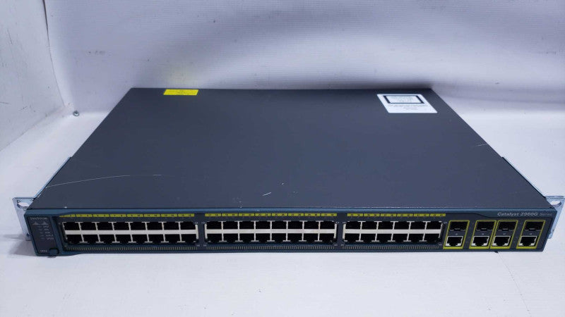 Cisco Catalyst WS-C2960G-48TC-L 48-Ports Gigabit Rack Mountable Network Switch [