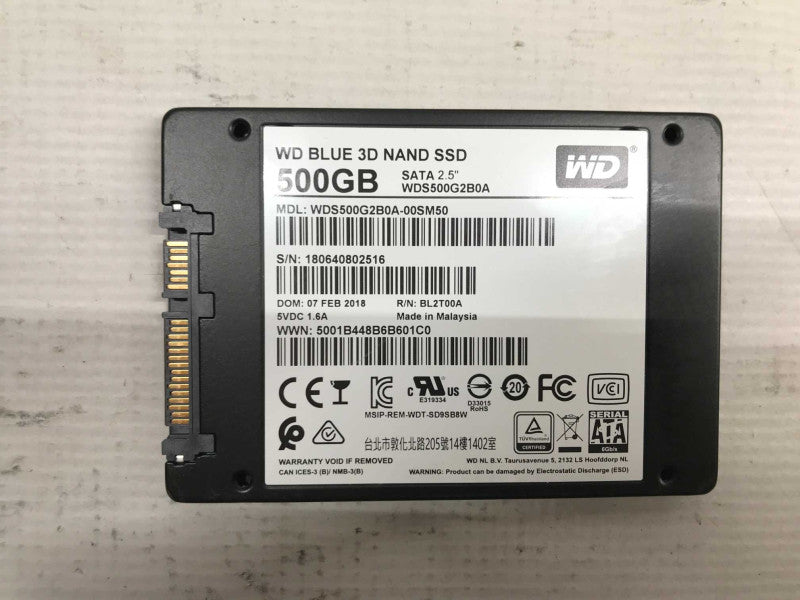 WD Blue 500G 3D NAND 2.5\\" SATA SSD  [