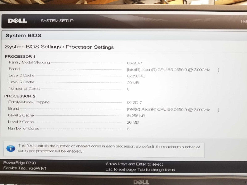 Dell PE R720, 2x Xeon E5-2650 2.0GHz, 16GB RAM, H710P Mini, 2x PSU, 2.5\\" _