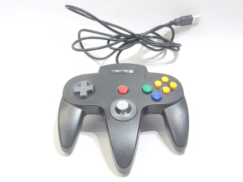 Retrolink Nintendo N64-like. Wired USB Controller PC & Mac Black +