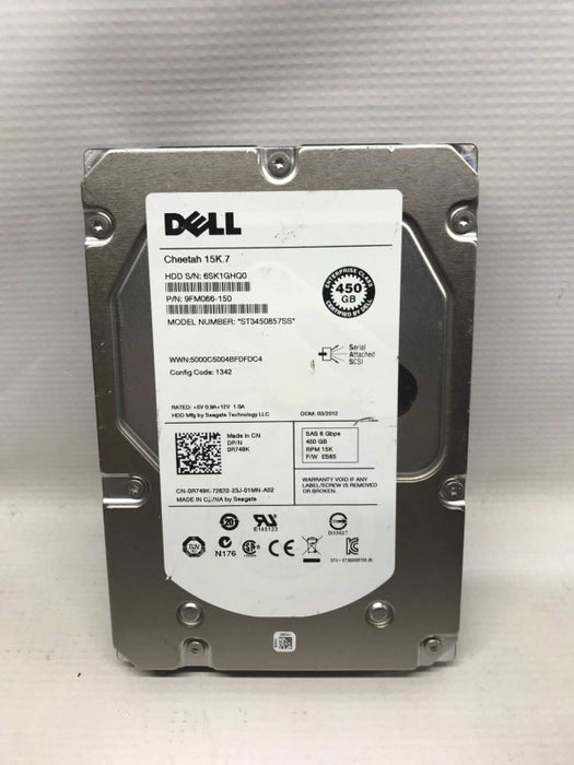 Assorted 3.5\\" SAS 6Gb/s HDD 15K RPM 450GB ST3450857SS [