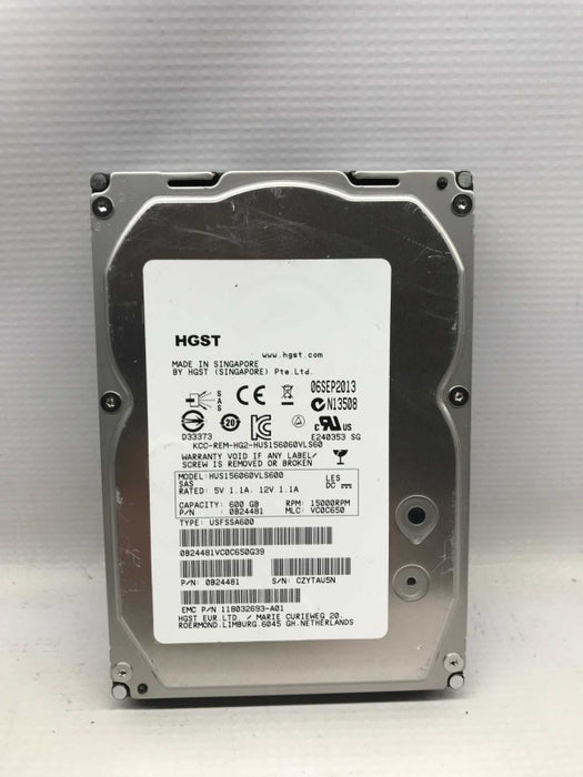 600GB 3.5\\" SAS 6Gbps 15K RPM HUS156060VLS60 - Assorted / Mixed Brand Name