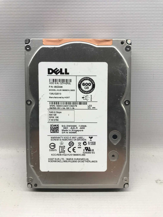 Assorted / Mixed Brand Name : 600GB 6Gbps 15K 3.5\\" SAS HDD HUS156060VLS600 [