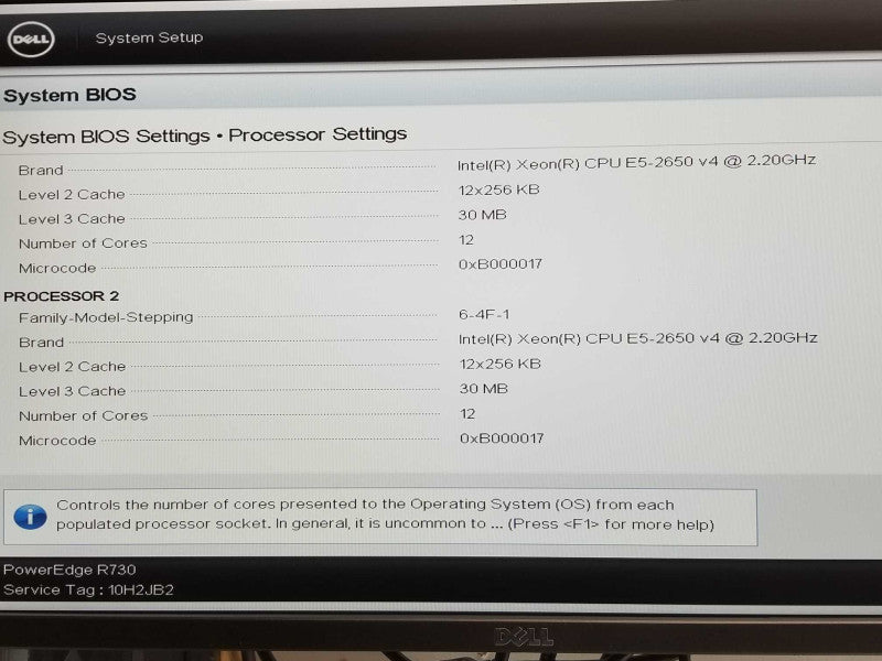 Dell PE R730, 2x Xeon E5-2650v4 2.2GHz 12C, 32GB DDR4, No RAID, 2x PSU, 2.5 _