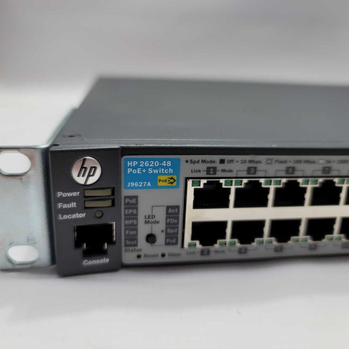 HP ProCurve 2620-48-PoE+ 48 Port J9627A PoE Managed Gigabit Switch =