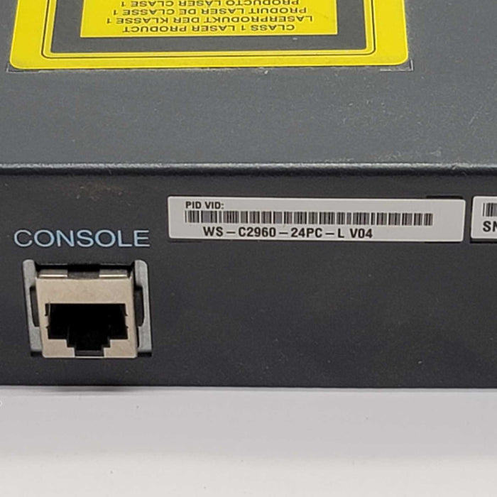 Cisco Catalyst 2960 WS-C2960-24PC-L 24-Port Fast Managed PoE Ethernet Switch =