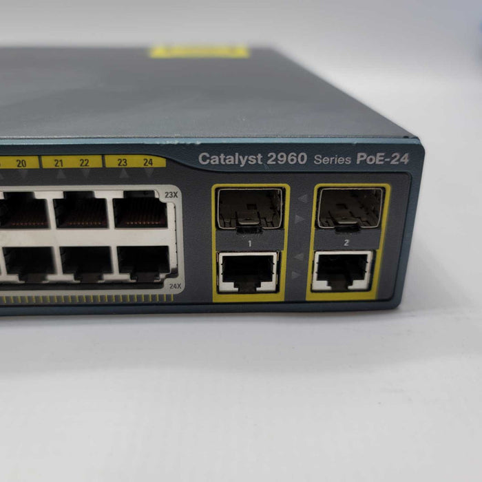 Cisco Catalyst 2960 WS-C2960-24PC-L 24-Port Fast Managed PoE Ethernet Switch =