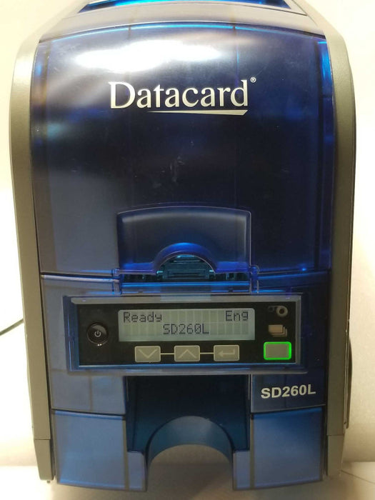 Datacard SD260L PX30 506335-002 Single Sided ID Card Printer, Powers on, AS-IS _