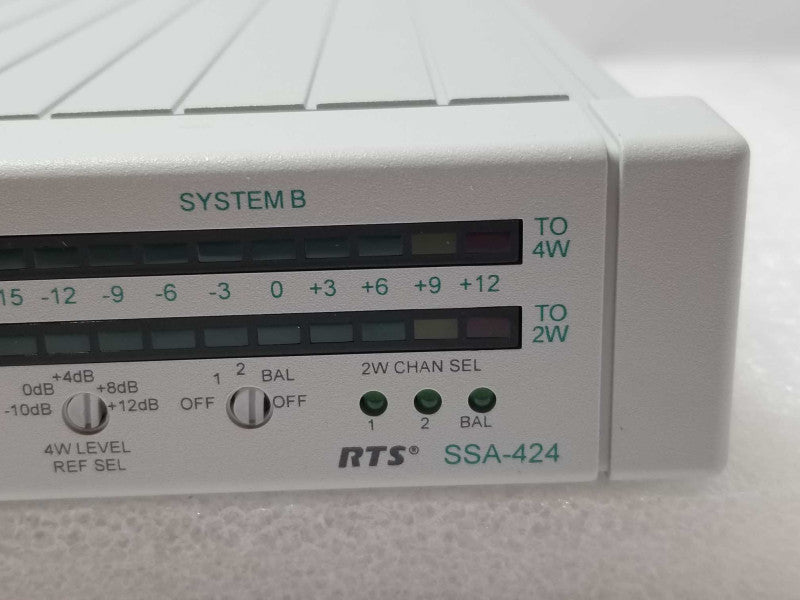 RTS SSA-424 Intercom System, No Power adapter, AS-IS _