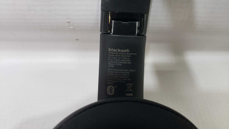 Blackweb On-ear Bluetooth Wireless Foldable Headphones BWA19AAH04C [