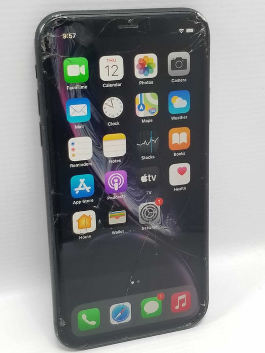 Apple iPhone XR 64GB DARK GREY, UNLOCKED, READ* ~