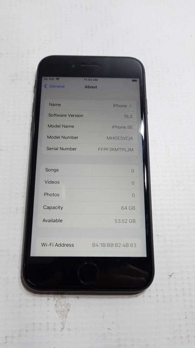 iPhone SE 3rd generation 64GB Unlocked #