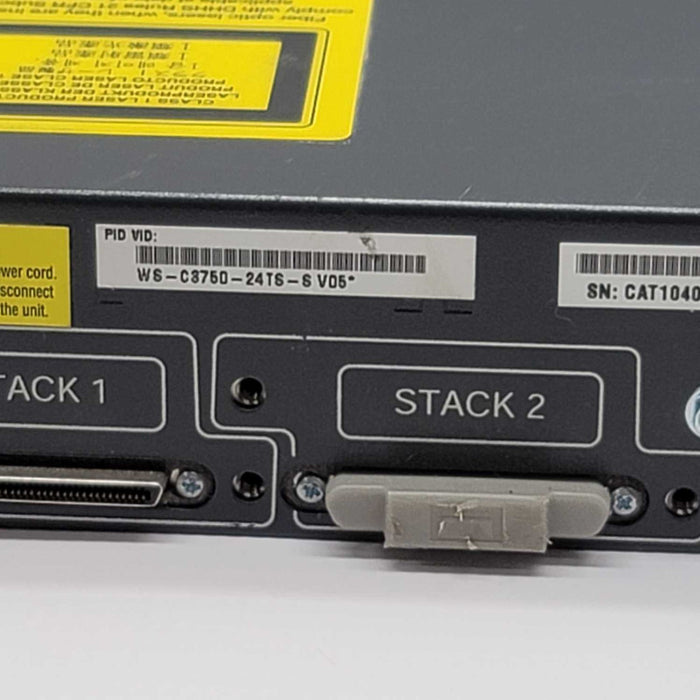 Cisco Catalyst 3750 Series WS-C3750-24TS-S 24 Port Network =